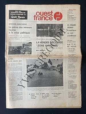 OUEST FRANCE-MARDI 15 FEVRIER 1972