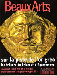 Beaux Arts Magazine N° 130 Janvier 1995 . Kawamata , Mondrian , L'or Grec , Pierre Boulez , Renai...