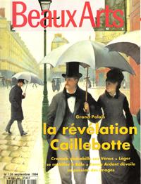 Beaux Arts Magazine N° 126 Septembre 1994 . Grand Palais : La Révélation Caillebotte . Cranch Dés...