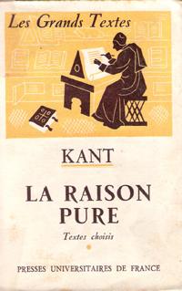 La Raison Pure Extraits . De La Critique . Choisis et Présentés Par Florence Khodoss