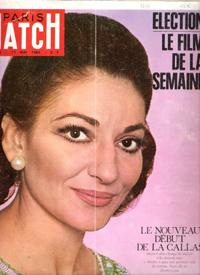 Paris Match N° 1045 . 17 Mai 1969 : Election , Le Film de La Semaine . Le Nouveau Début De La Callas