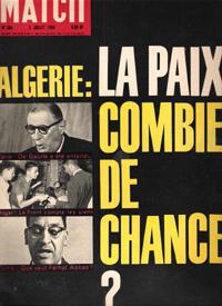 Paris Match N° 586 . 2 Juillet 1960 : Algérie : La Paix Combien De Chances ? Gilbert Bécaud