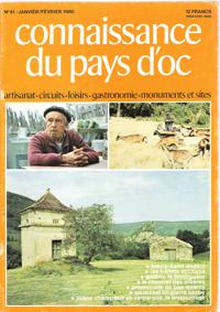 Connaissance Du Pays d'Oc . N° 41 . Janvier / Février 1980 : Bourg-Saint-Andéol - Le Chevrier Des...