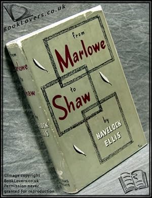 From Marlowe to Shaw: The Studies, 1876-1936, in English Literature