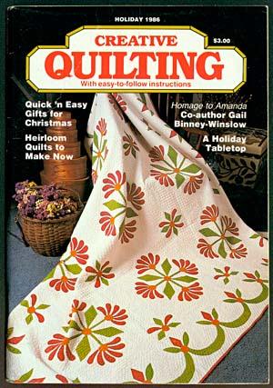 CREATIVE QUILTING Holiday 1986
