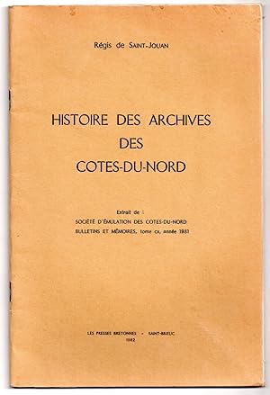 Histoire des Archives des Côtes-du-Nord