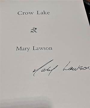 Crow Lake ***SIGNED 1/st/1st ARC *** with *** Promo Card ***