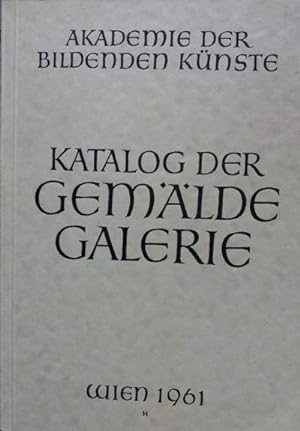 Katalog der Gemaelde Galerie