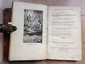Les Métamorphoses d'Ovide. Traduction En Vers Des Métamorphoses d'Ovide, Poëme En Quinze Livres, ...