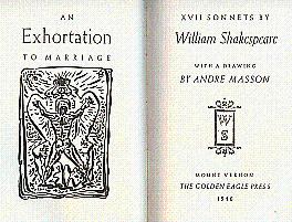 An Exhortation to Marriage: XVII Sonnets