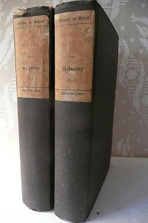 Repertory, volumes I and II