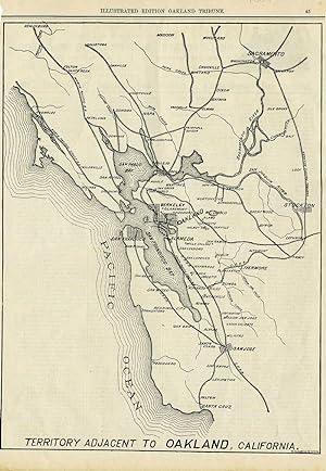 Oakland Tribune, Illustrated Edition, 1884: Territory Adjacent to Oakland, California