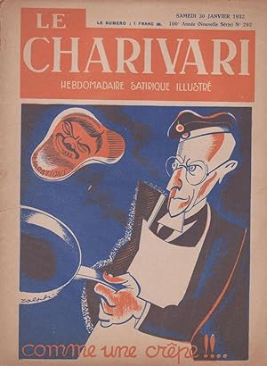 Revue "Le Charivari" n°292 du 30 janvier 1932 : "Réparations : comme une crêpe !!"