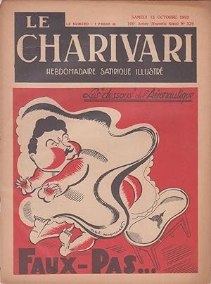 Revue "Le Charivari" n°329 du 15 octobre 1932 : "Les "dessous" de l'aéronautique : Faux-pas"