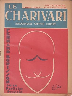 Revue "Le Charivari" n°331 du 29 octobre 1932 : "Fernand Bouisson, ou le participe passé"
