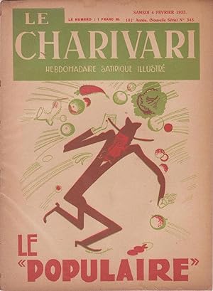 Revue "Le Charivari" n°345 du 4 février 1933 : "Le Populaire"
