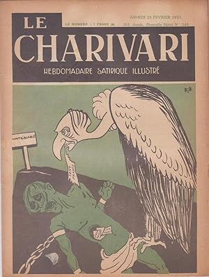 Revue "Le Charivari" n°348 du 25 février 1933 : "Contribuable"
