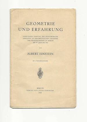 GEOMETRIE UND ERFAHRUNG. [Geometry and Experience] [PP.121-131]