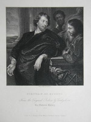 Portrait Of Rubens. From the Original Picture by Vandyck in The National Gallery.