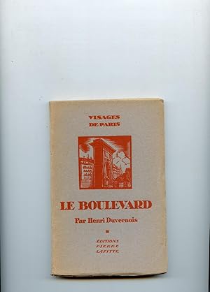 LE BOULEVARD. Visages de Paris. 2 bois d'Auguste Rouquet.