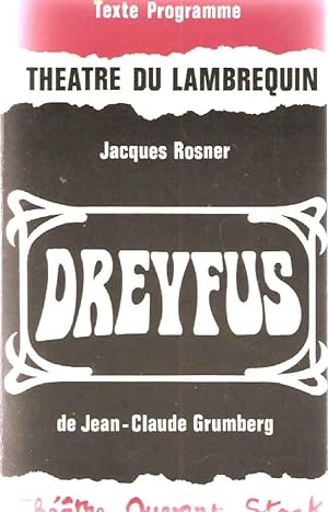 Dreyfus de Jean-Claude Grumberg