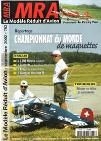 Le Modèle Réduit D'avion Septembre 2002 N° 753 : Plan encarté : Le Crazy Fox - Le L 200 Morava De...