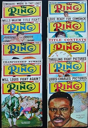 The Ring. World's Foremost Boxing Magazine: January, March, April, May, June, July, August, Septe...