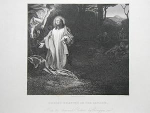 Christ Praying In The Garden. From the Original Picture by Coreggio in The National Gallery.