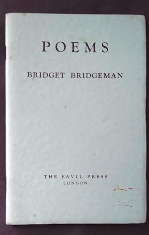 Poems by Bridget Bridgeman