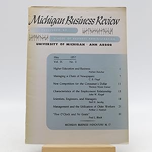 Michigan Business Review, Vol. IX, No. 3 (May 1957)