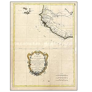 CARTE DE LA GUINEE CONTENANT LES ISLES DU CAP VERD, LE SENEGAL, LA COTE DE GUINEE PROPEMENT DITE,...