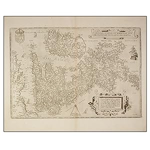 ISLAS BRITÁNICAS (1579) / ANGLIÆ, SCOTIÆ ET HIBERNIÆ, SIVE/BRITANNICAR INSVLARVM DESCRIPTIO. [DES...