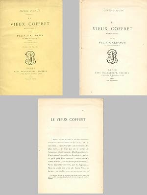 LE VIEUX COFFRET. Monologue dit par Félix GALIPAUX du théatre du Palais-Royal