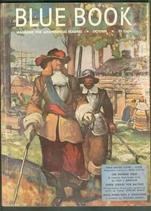 BLUE BOOK (Pulp Magazine). October, 1949 >> State of DELAWARE - Liberty & Independence (New Swede...