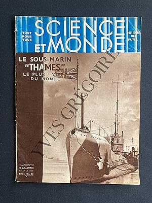 SCIENCE ET MONDE-N°113-13 JUILLET 1933