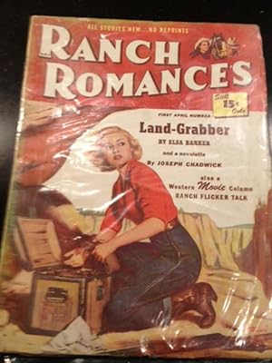 Ranch Romances March 31, 1950 Stories include: Land-Grabber  Elsa Barker Know Your West  Rattl...