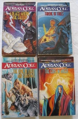 OMARAN SAGA. 4 VOLUME SET. BOOK ONE. A PLACE AMONG THE FALLEN. BOOK TWO. THRONE OF FOOLS. BOOK TH...