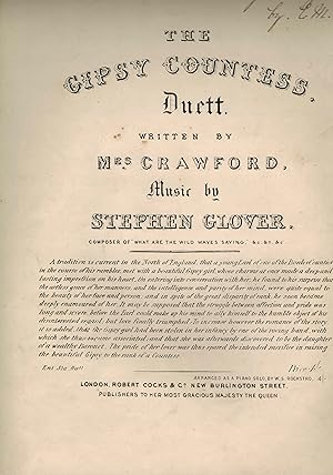 Gipsy ( Gypsy ) Countess Duet ( Duett ) - Piano Sheet Music