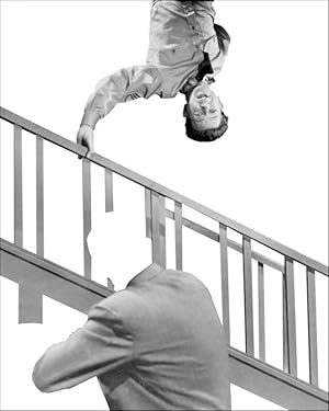 Stairway, Coat and Person, 2011 (SIGNED by John Baldessari: Limited Ed. print)
