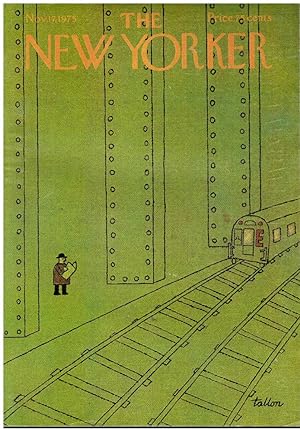 The New Yorker Magazine: Nov 17, 1975 Tanhum by Isaac Bashevis Singer