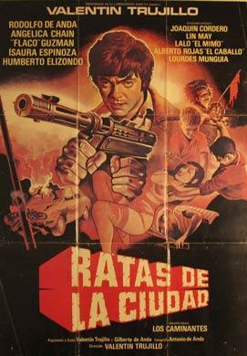 Ratas de la Ciudad. Movie poster. (Cartel de la Película).