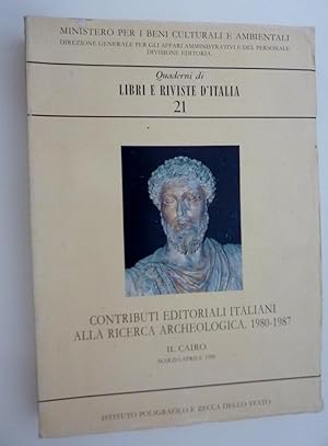 "MINISTERO PER I BENI CULTURALI ED AMBIENTALI Quaderni di LIBRI E RIVISTE D'ITALIA 21 - CONTRIBUT...