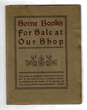 Some books for sale at our shop [cover title]