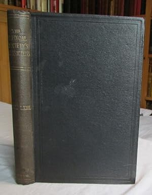 Transactions of the Medical Society of London Vol 63 1940-43