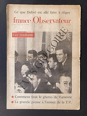 FRANCE OBSERVATEUR-N°519-14 AVRIL 1960