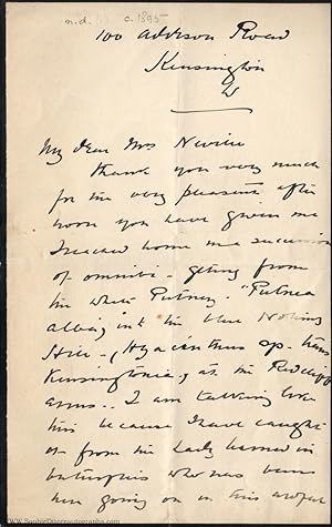 Splendid collection of 27 Autograph Letters Signed (Mary Henrietta, 1860-1901, Traveller, Ethnolo...