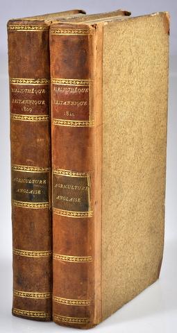 BIBLIOTHEQUE BRITANNIQUE; Agriculture Anglaise, Tome Quatorzième et Quinzième, 2 volumes