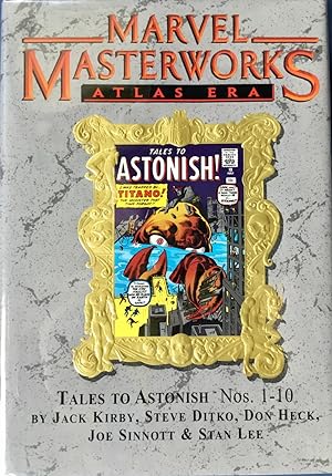 MARVEL MASTERWORKS Vol. 57 (Variant Gold Foil Edition) : Atlas Era TALES to ASTONISH Nos. 1-10