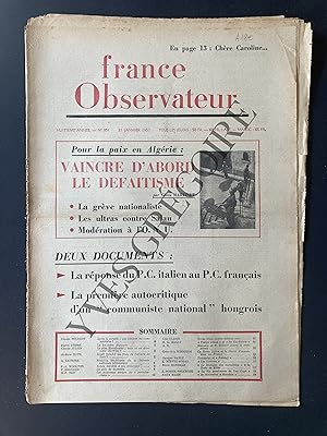 FRANCE OBSERVATEUR-N°351-31 JANVIER 1957