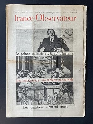 FRANCE OBSERVATEUR-N°479-9 JUILLET 1959